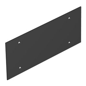 Afdekplaat zonder gatenpatroon voor T12L 213x88mm