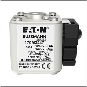 Zekering h. snelheid 350A AC 1250V 100kA compact 1 45 VVE=3