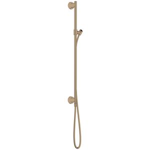 AXOR Archivio Glijstang 90cm met wandaansluiting en doucheslang 1.60m Brushed Bronze