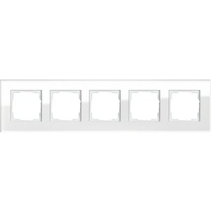 Afdekraam 5-voudig Gira Esprit gl.wit