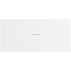 Douchebak Squaro Inf. lange zijde 1600x750mm Quaryl Sto.wit