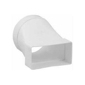 Overgangsstuk recht Ø100mm-110x54mm