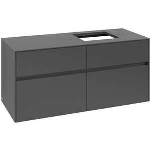Wastafelonderkast Collaro 1200x548x500mm Graphite C13000VR