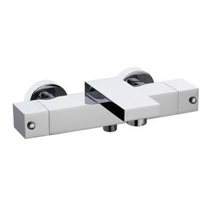 Badthermostaat LEVEL hoh 150mm m. s-koppeling chroom incl. s-koppelingen