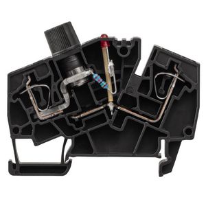 Zekeringsklem zwart 2.5mm² 10A 36V N VVE=20