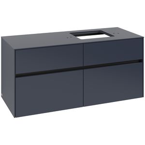 Wastafelonderkast Collaro 1200x548x500mm Marine Blue C13000VQ