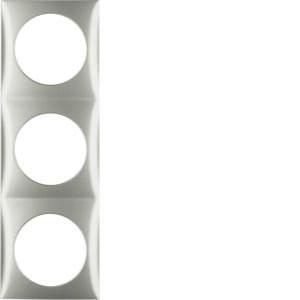 Afdekraam 3-v berker Integro edelstaal