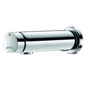 Wastafelmuurkraan zelfsluitend -2 spr. 150mm 1/2" bt. aansl.