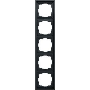 Afdekraam 5-voudig Gira F300 antracit(gel.)