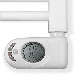 Elektr. handdoekradiator CALOR SENSOR White alu. 500W 505x785mm (bxh) incl. aanwezigheidssensor