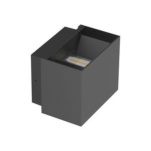 Wandarmatuur Pro-Cube - Up/Down 120x100x97mm 2x5W zwart Prolumia