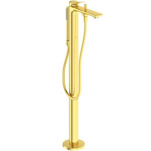 Badmengkraan vrijstaand (afbouwdeel) brushed gold Conca