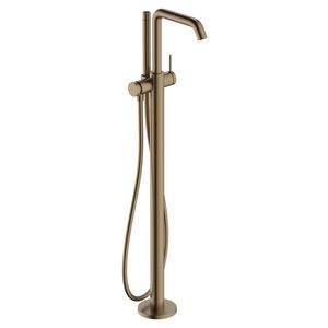 Tecturis S afbouwdeel ééngreeps badmengkraan vrijstaand Brushed Bronze excl. inbouwdeel