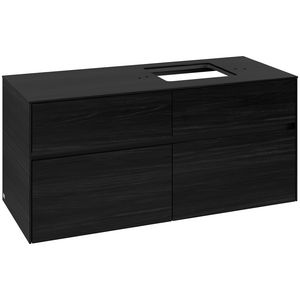 Wastafelonderkast Collaro 1200x548x500mm Black Oak C13000AB