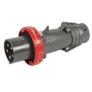 Stekker recht 400V 63A 5-polig IP67 kunststof Hypra