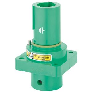 Ronde connector EPIC POWERLOCK A1 C PE/GN SP M12