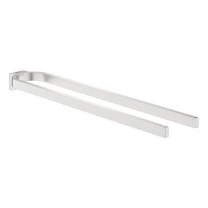 Selection handdoekhouder dubbel 41059DC0 supersteel (rvs look)