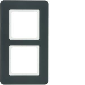 Afdekraam 2-voudig berker Q.7 antraciet soft-finish