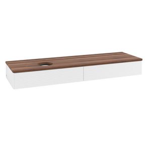 Wastafelonderkast Antao 1600x190x500mm White Matt Lacquer L15112MT