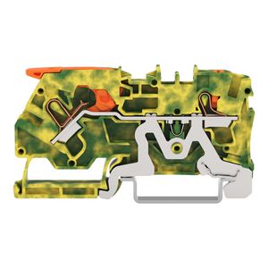 2-draads aardklem met hendel en Druk 4mm² VVE=50