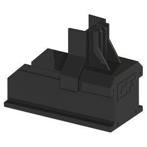 Eindkap montage rail Zwart ClickFit Evo 1008060-B