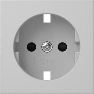 Res-onderdeel: afdekking wandcontactdoos met randaarde Safety Plus System 55