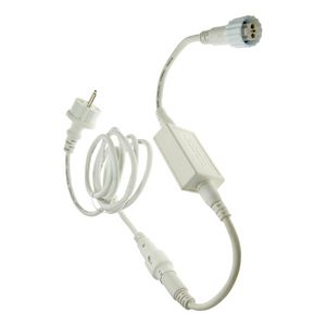 Armatuuraansluitadapter IP67 240V Max 480W 001-012 wit