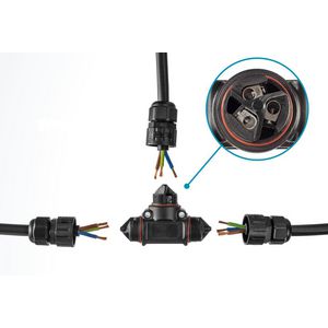 Kabelaftakmof IP68 3P 0,75-1,5mm² 32A 450V