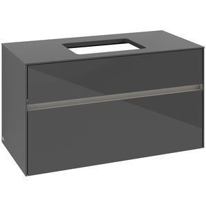 Wastafelonderkast Collaro 1000x548x500mm Glossy Grey C109B0FP