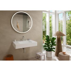 Tecturis S 3-gats wastafelkraan 150 met afvoerplug chroom