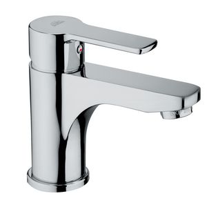 Wastafelmengkraan 1-hendel RED sprong 107mm chroom