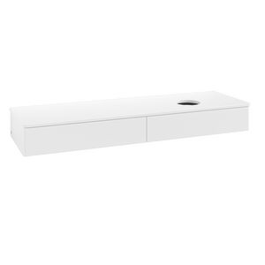 Wastafelonderkast Antao 1600x190x500mm White Matt Lacquer L16010MT