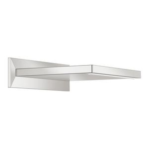 Allure brilliant waterval uitloop (wand) supersteel (rvs look) (Spa colors coll.)