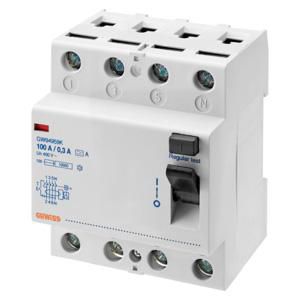 AARDLEKSCHAKELAAR 4P 100A 300mA TYPE-A DIRECT 4MODULE IDP