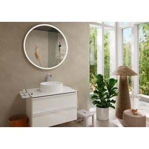 Tecturis S 1-hendel wastafelmengkraan 240 Fine highriser CoolStart chroom