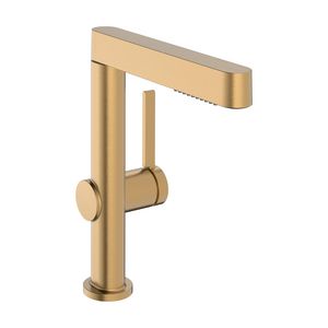 Wastafelkraan Finoris 230 2 straalsoorten uittrekbare vuistdouche Brushed Bronze