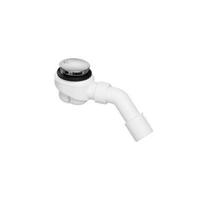 Afvoergarnituur 52mm horizontaal Chroom 901