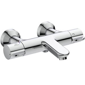 Ceraplus 2 badthermostaat chroom thermische desinfect incl. afsluitbare s-koppelingen