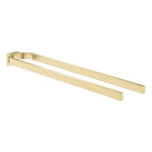 Selection handdoekhouder dubbel 41059GN0 cool sunrise geborsteld (mat goudkleurig)