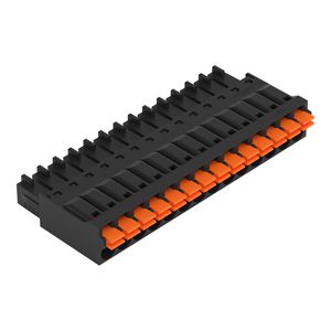 1-draads FE steker druk 1,5mm² zwart 714-114 VVE=50