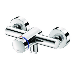 Wastafelmengkraan M1/2" 7 sec as 150korte uitloop