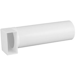 Bochtstuk Ø100mm-110x54mm L=300-500mm