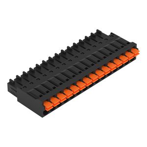1-draads FE steker druk 1,5mm² zwart 714-115 VVE=50