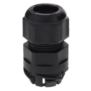 Push-in kabelwartel polyamide IP68 M12 doorlaat 3-7mm zwart (ESKV-P12BK) VVE=50