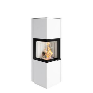 Houtkachel Piko H2O 2.0 witte chamotte wit