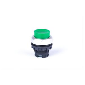 Knop verhoogd tijdelijk zonder print met verlichtings-mogelijkheid Groen