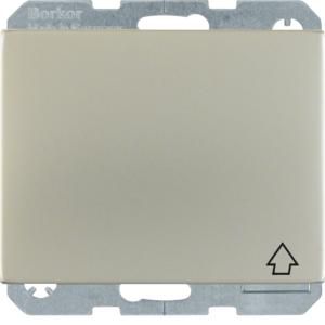 Wandcontactdoos RA klapd. KB IP44 berker K.1/K.5 edelstaal