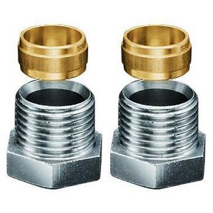 Ofix CEP klemkoppeling 2-delig voor koper 1/2x15mm