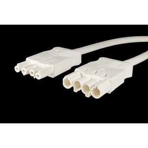 Koppelsnoer 4-polig 1,5mm² 200cm wit Eca (AC166 VLCG/415 200)