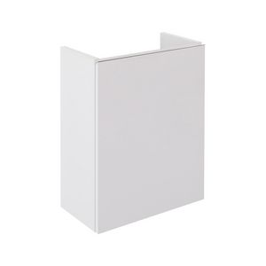 Onderkast (40x50x20cm) met 1 deur links greeploos afgeschuind - S2 - Black kunststof